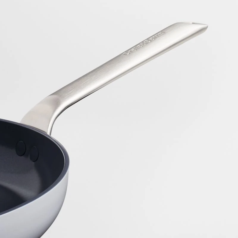 Crate & Barrel EvenCook Ceramic ™ Grey Nonstick Fry Pans, Set of 2