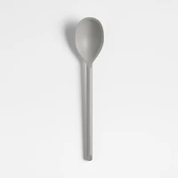 Crate & Barrel Grey Silicone Deep Spoon