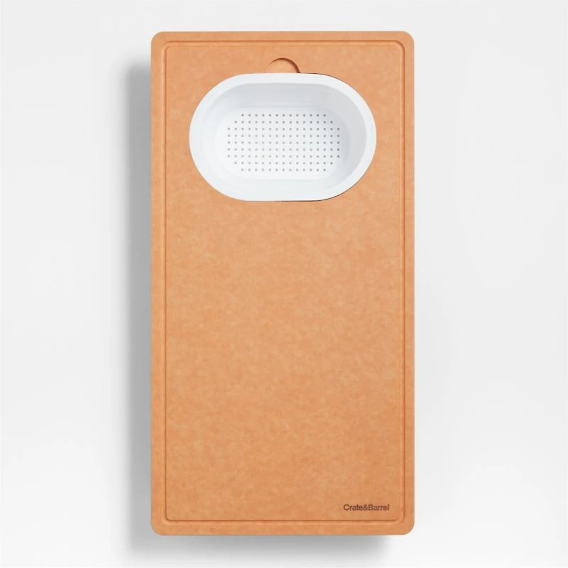 Crate & Barrel Over-the-Sink Colander and Cutting Board