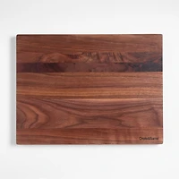 Crate & Barrel Reversible Walnut Wood Cutting Board 20"x15"x1.25"