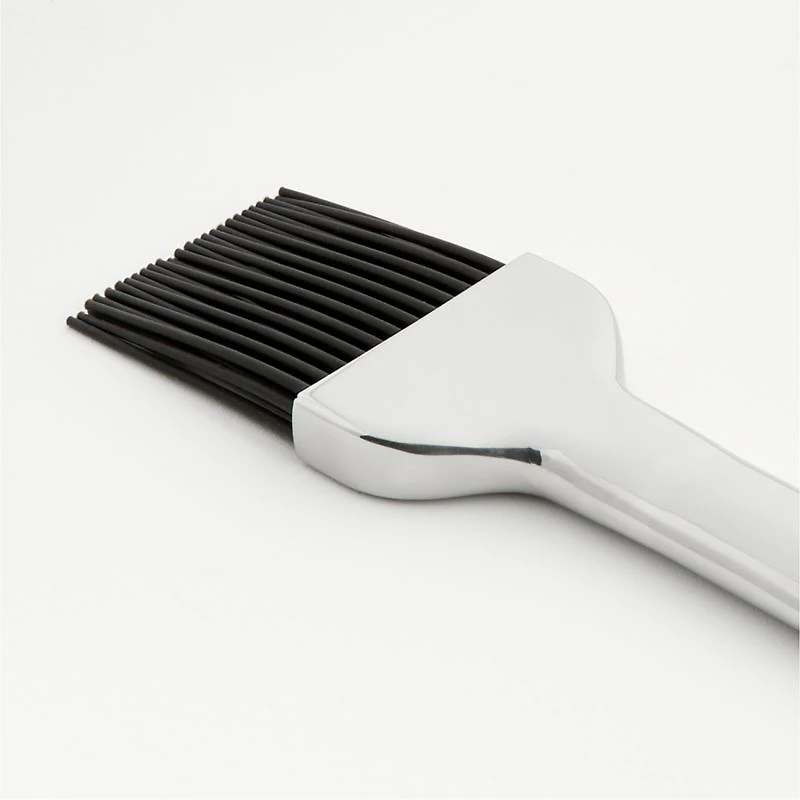 Crate & Barrel Stainless Steel Grill Basting Brush