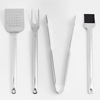 Crate & Barrel Stainless Steel Grill Basting Brush