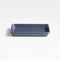 Crate & Barrel Slate Blue 1/8th Sheet Pan, Set of 2