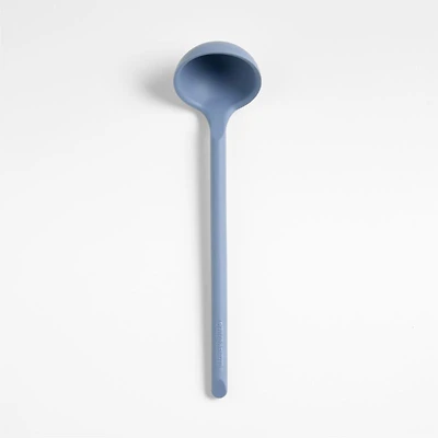 Crate & Barrel Slate Blue Silicone Ladle