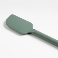 Crate & Barrel Thyme Green Silicone Scraper Spatula