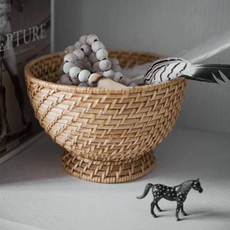Artesia Natural Small Rattan Bowl