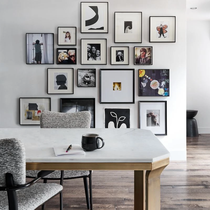 Icon Wood 5x5 Black Picture Frame