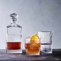 Atwell 11-Oz. Stackable Ribbed Double Old-Fashioned Glass