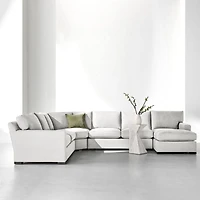 Axis 3-Piece L-Shaped Sectional Sofa