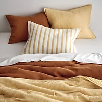 Aire Kids Crinkle Yellow Pillow Sham