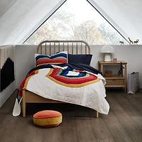 Ari Kids Organic Brushed Cotton Navy Full Sheet Set