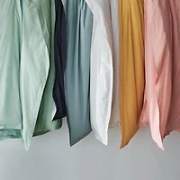 Ari Kids Organic Reversible Brushed Cotton Green Twin Duvet Cover