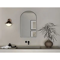 Edge Black Arch Medicine Cabinet 19.5"x31.5"