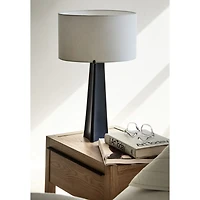 Leavitt Natural Oak Wood Nightstand with Drawer