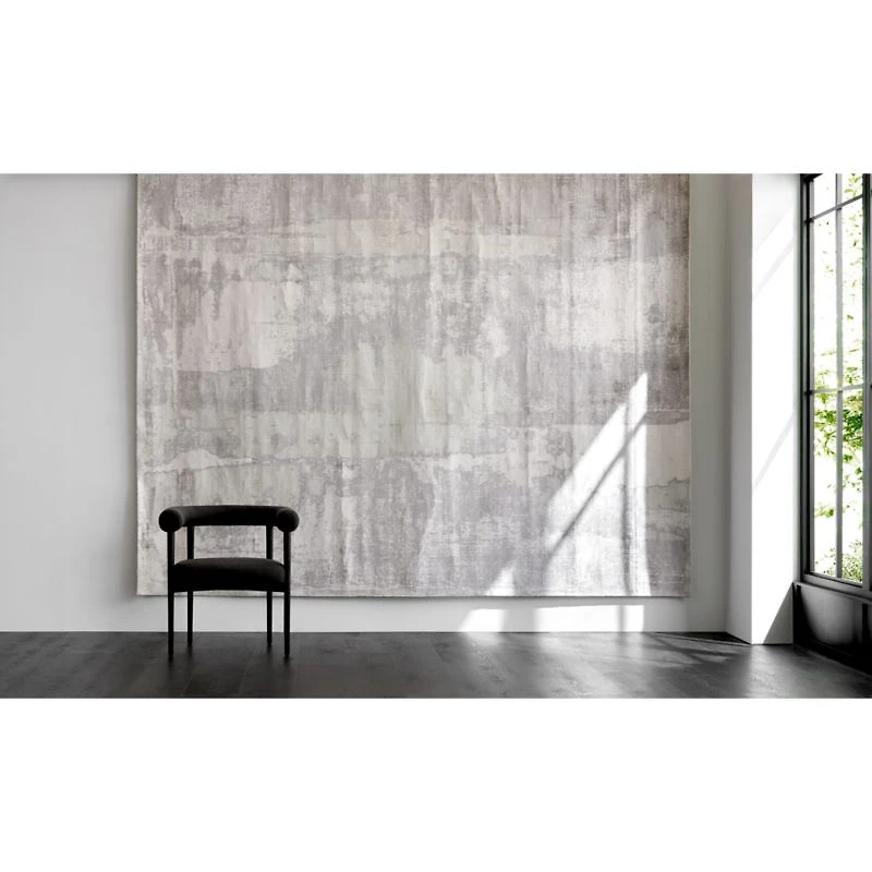 Mazz Charcoal Curved Dining Chair by Leanne Ford