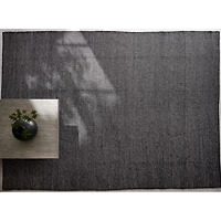 Taos Performance Handwoven Charcoal Black Indoor/Outdoor Area Rug 10'x14'