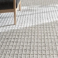 Arles Performance Wool Handwoven Ivory Rug 12"x18" Swatch