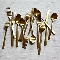 Mercer Champagne Flatware 5-Piece Place Setting