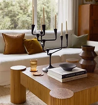 Black Cantilever Candelabra