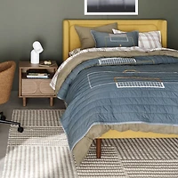 Weston Tuscan Yellow Boucle Upholstered Kids Twin Bed