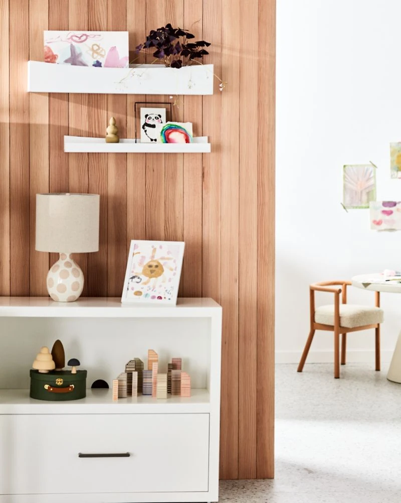 Dot White Ceramic Kids Table Lamp