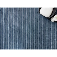 Catania Performance Handwoven Navy Blue Indoor/Outdoor Area Rug 10'x14'