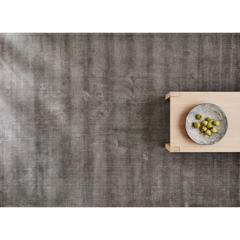 Vaughn Performance Wool-Blend Handwoven Grey Area Rug 8'x10'
