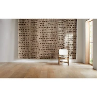 Calais Textured Wool-Blend Hand-Knotted Latte Brown Area Rug 9'x12'