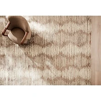 Berlin Wool-Blend Hand-Knotted Latte Brown Area Rug 9'x12'