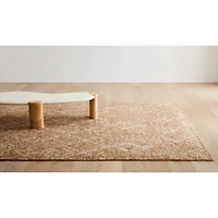 Algiers Wool Hand-Knotted Sand Brown Area Rug