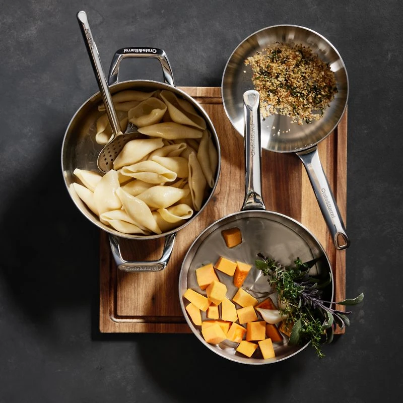 Crate & Barrel EvenCook Core ® 8" Stainless Steel Fry Pan
