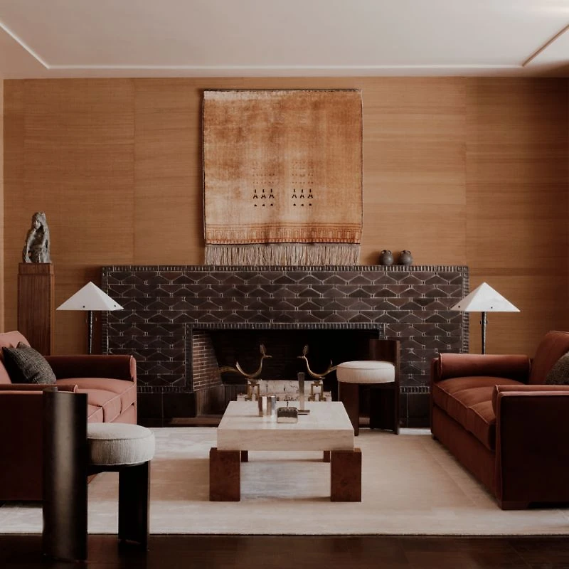 Coquette Burl Wood Accent Chair by Athena Calderone