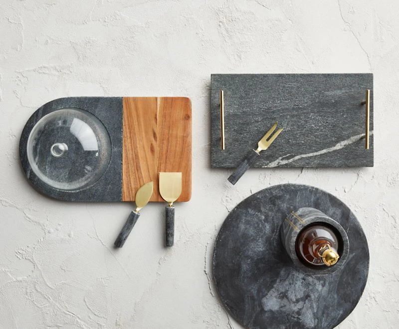Hayes Black Marble Board