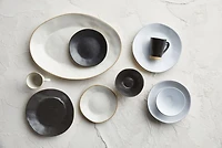 Marin Recycled 20" Oval Stoneware Serving Platter