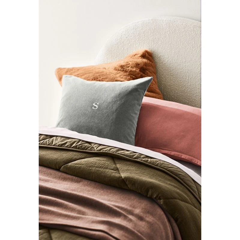 Brulee Brown Faux Fur 23"x23" Throw Pillow Cover