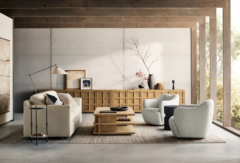 Barrett II 91" Reversible Storage Chaise Lounge Sectional Sofa