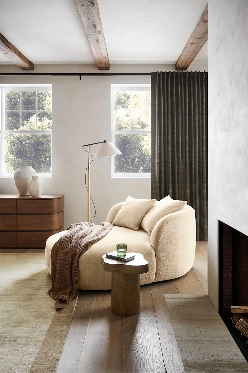 Winslow Oak Wood Side Table by Jake Arnold