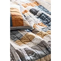Gee's Bend Amir Amor Patchwork Organic Cotton Kids Twin Quilt