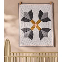 Gee's Bend Little Sassy Patchwork Organic Cotton Baby Crib Quilt