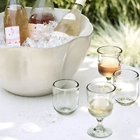 Careyes Recycled Glass Goblet by Gaby Dalkin