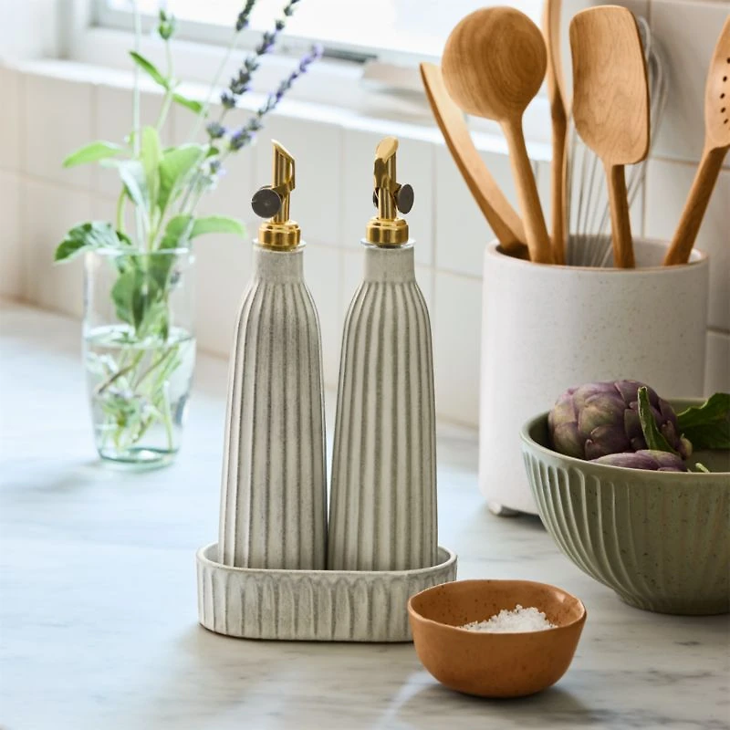 Pacific Ceramic Utensil Holder by Gaby Dalkin