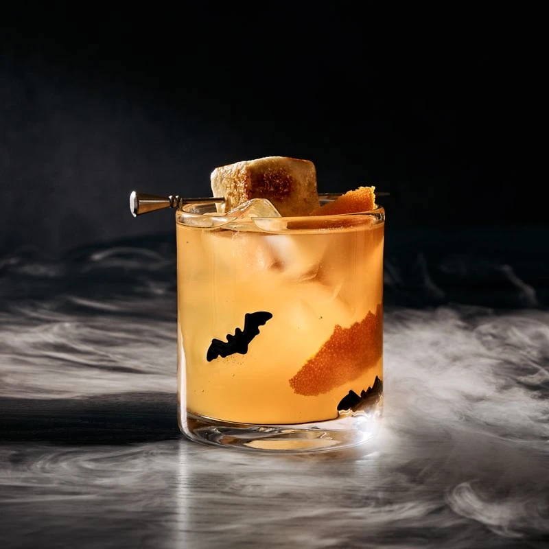 Halloween Spider Icon 14-Oz. Double Old-Fashioned Glass