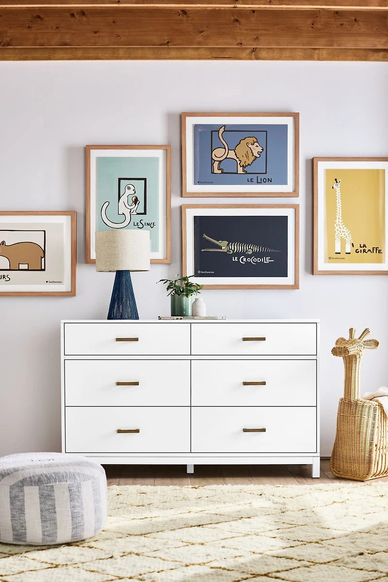 Liam Geo Navy Blue Rope Kids Table Lamp