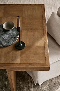 Pierre 82"-101" Light Brown Oak Wood Extendable Dining Table