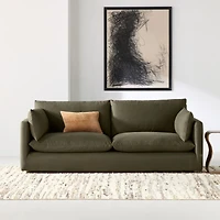 Unwind Modular -Piece Slipcovered Sectional Sofa