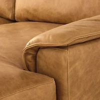 Wythe 2-Piece Leather Sectional Sofa with Chaise Lounge
