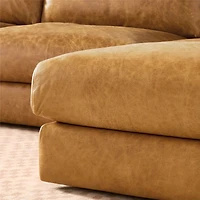 Wythe 2-Piece Leather Sectional Sofa with Chaise Lounge