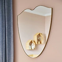 Bristol Shield Shape Metal Kids Wall Mirror