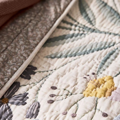 Floral Fields Organic Cotton Voile Kids Full/Queen Quilt