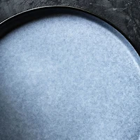 Mercer Arctic Blue Recycled Stoneware Dinner Plates, Set of 8